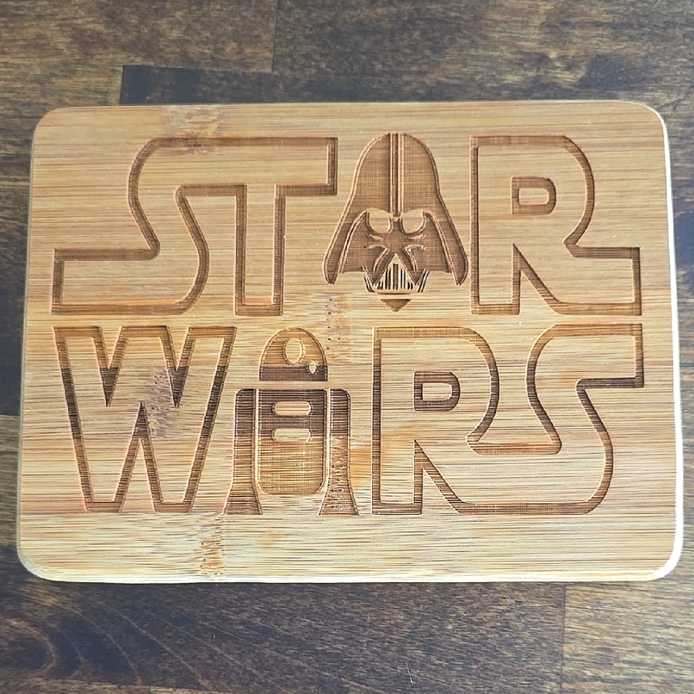 Star Wars Mini Bamboo Cutting Board